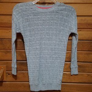 Girls H&M Sweater Dress Size 6/8Y Grey